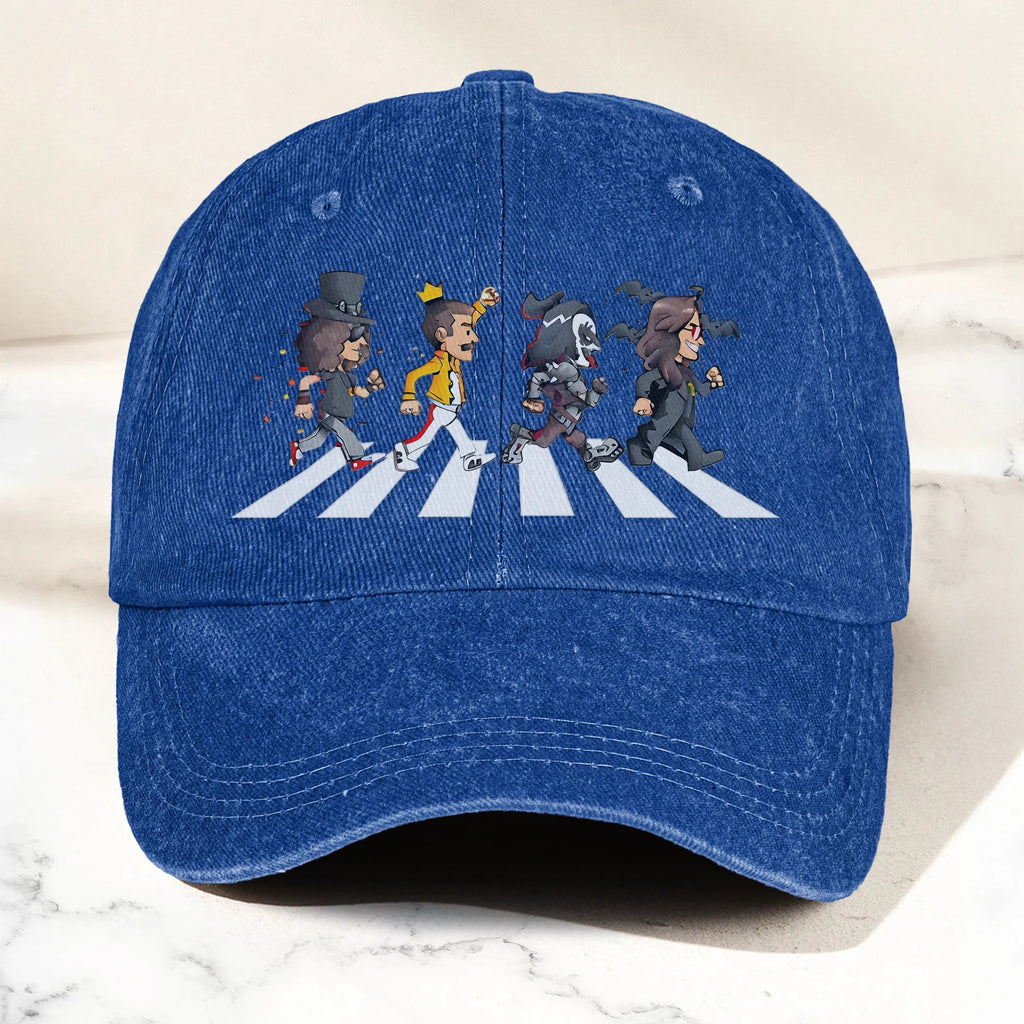 Rock Legends AR Crosswalk Cap – Retro Guitar Icons Dad Hat