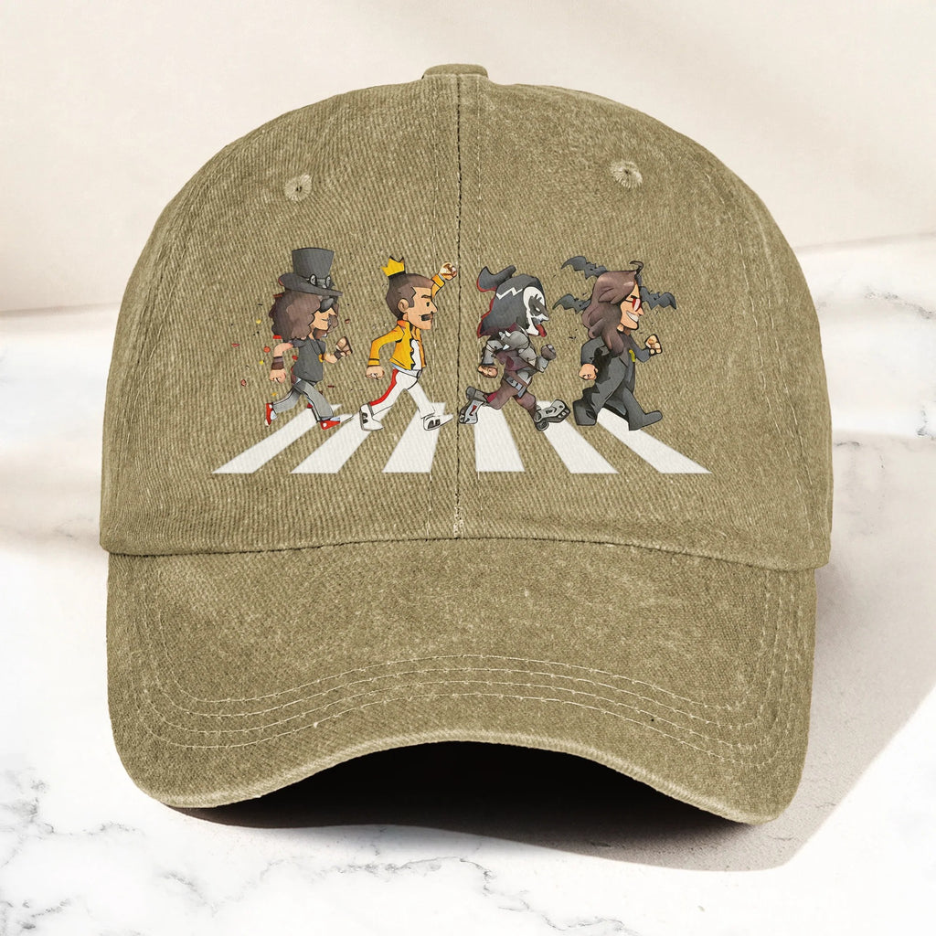 Rock Legends AR Crosswalk Cap – Retro Guitar Icons Dad Hat