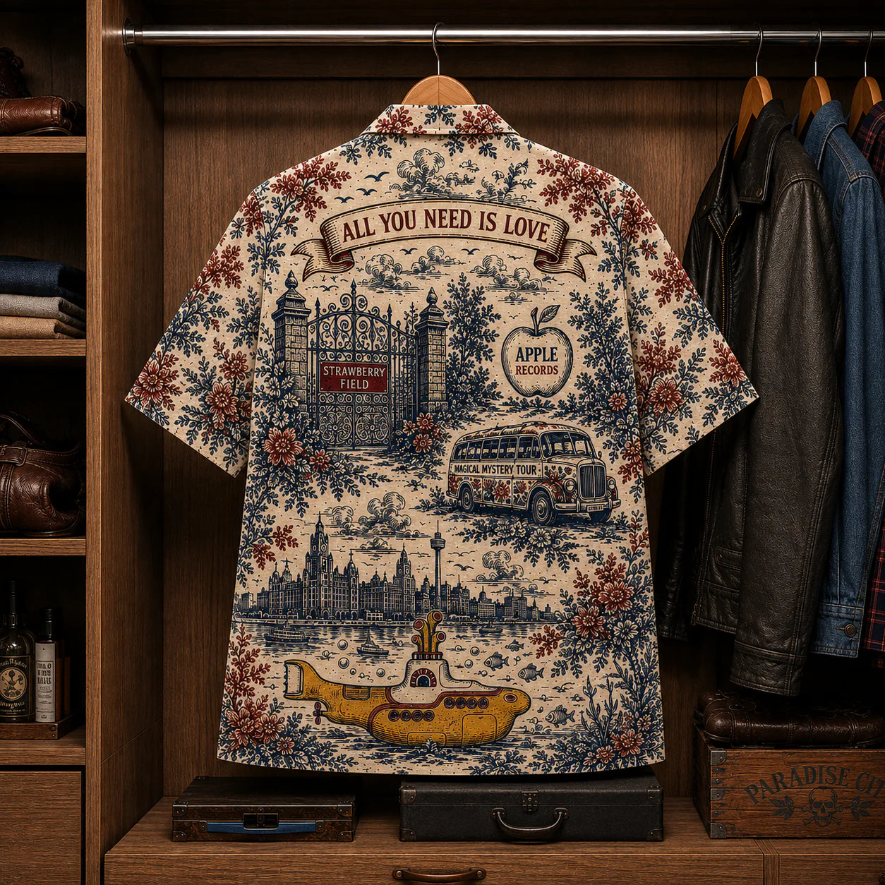 The Beatles Luxury Hawaiian Shirt - Tropical Inspired Hawaiian Special Shirt Yellow Submarine
