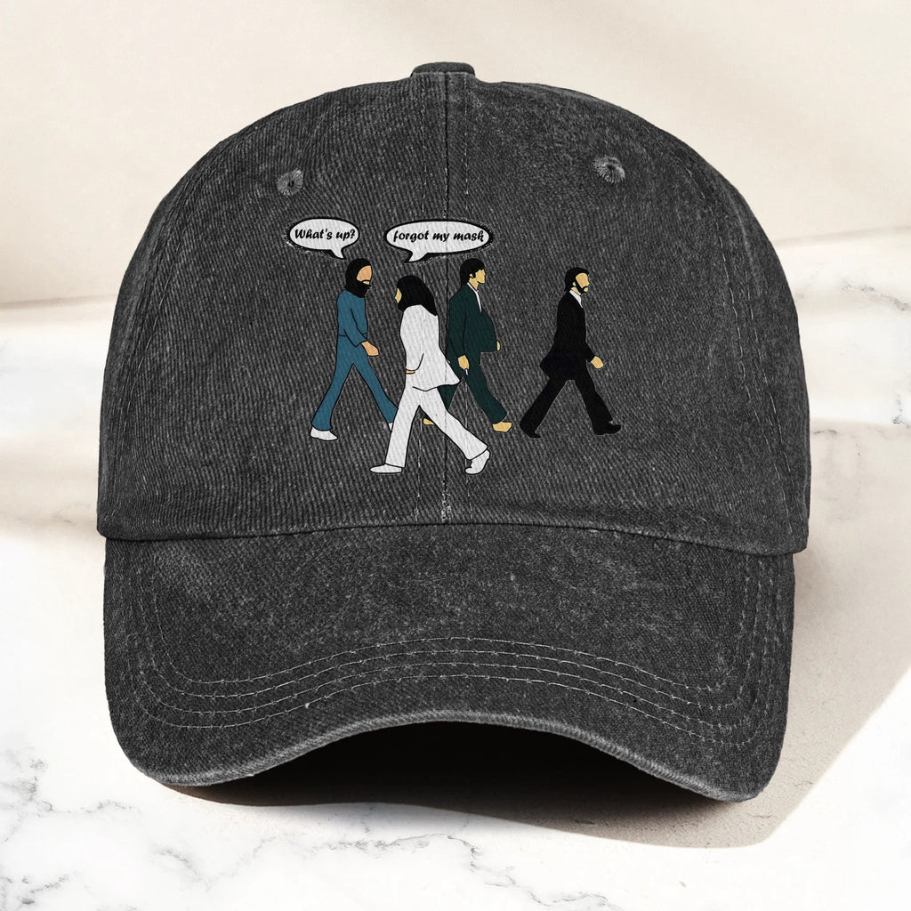 TBE AR Denim Dad Cap – Retro Quartet Walk Style