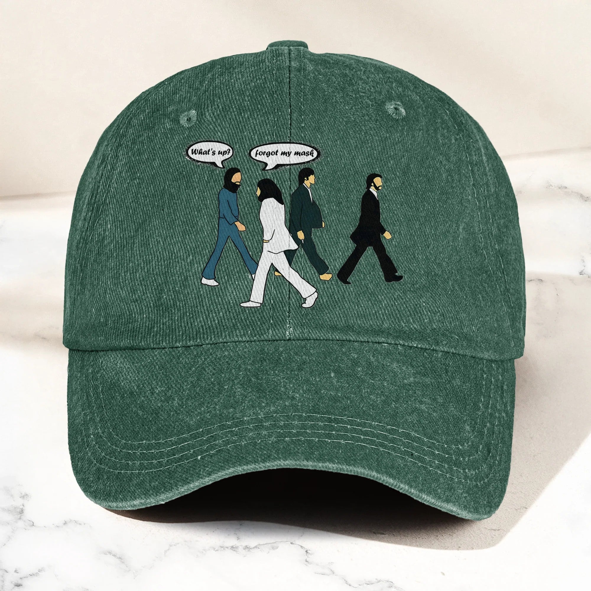 TBE AR Denim Dad Cap – Retro Quartet Walk Style