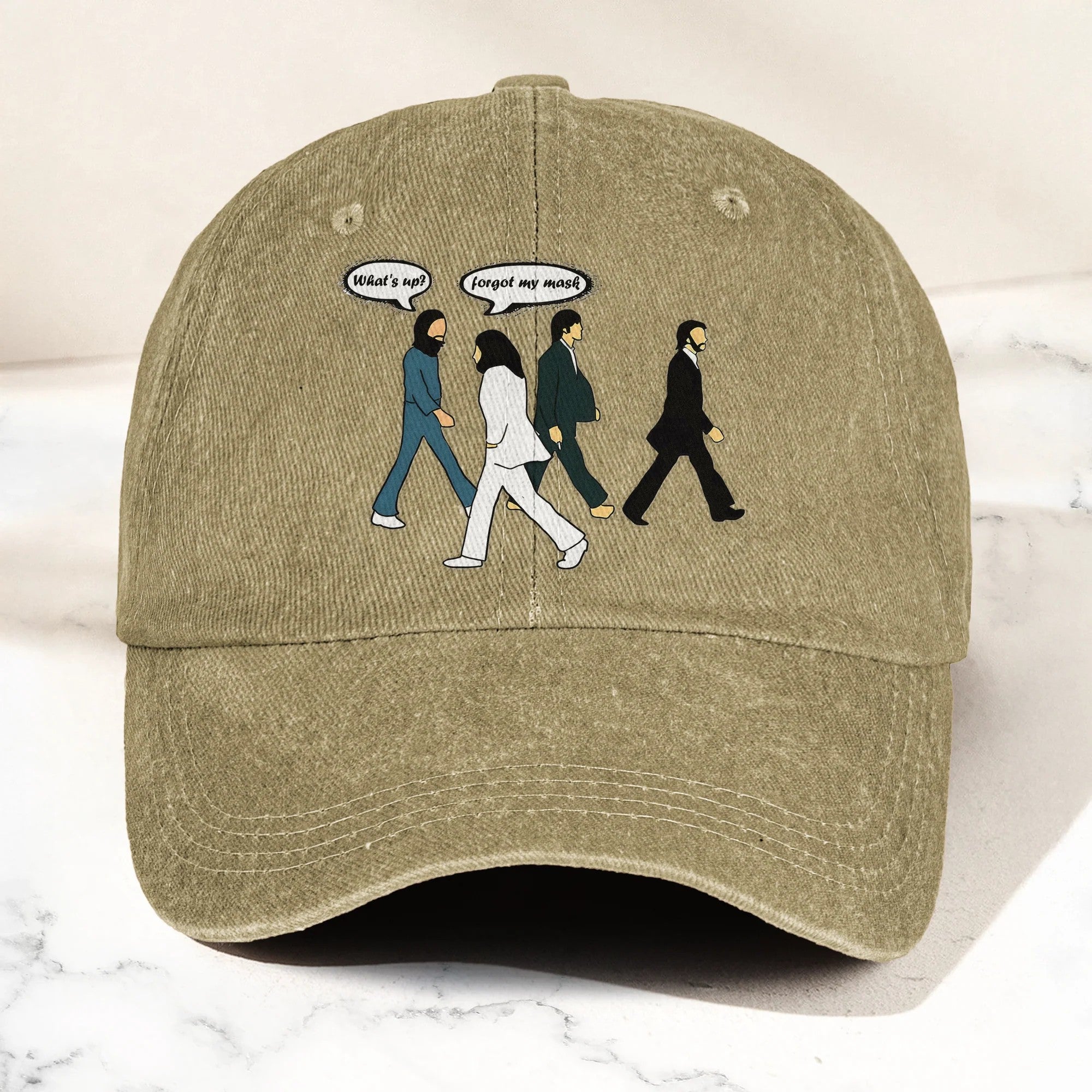 TBE AR Denim Dad Cap – Retro Quartet Walk Style